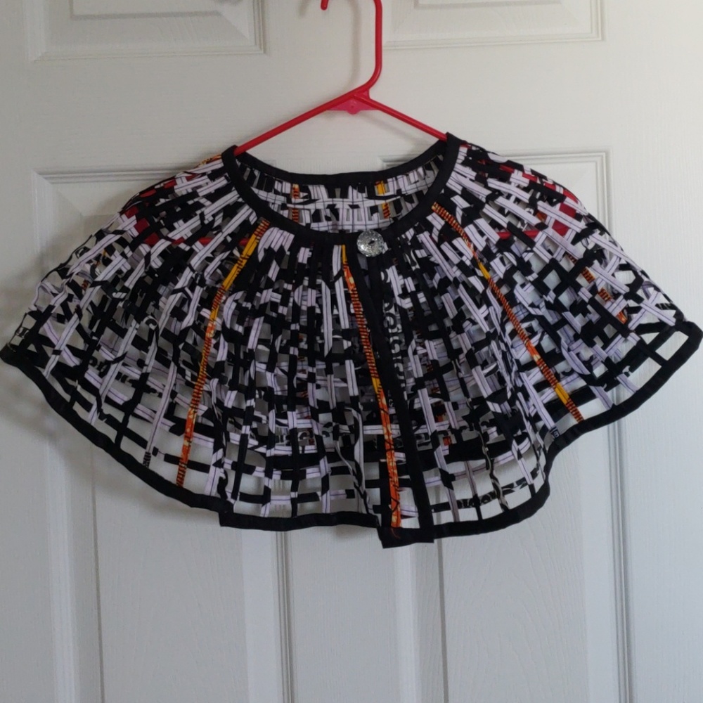 Ankara print capelette